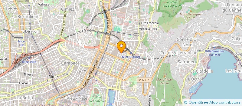 localisation de l'entreprise SARL AVEGA à NICE