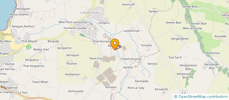 localisation de l'entreprise SARL AVEL VOR  LANDUNVEZ