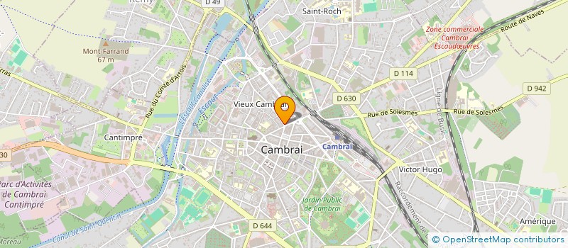 localisation de l'entreprise SARL AVENIR à CAMBRAI