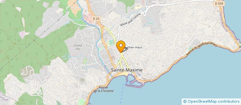 localisation de l'entreprise SARL AVENIR BATIMENT à SAINTE-MAXIME