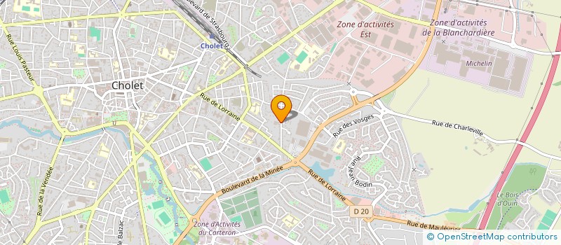 localisation de l'entreprise SARL AVENIR FORMATION CONSEIL à CHOLET