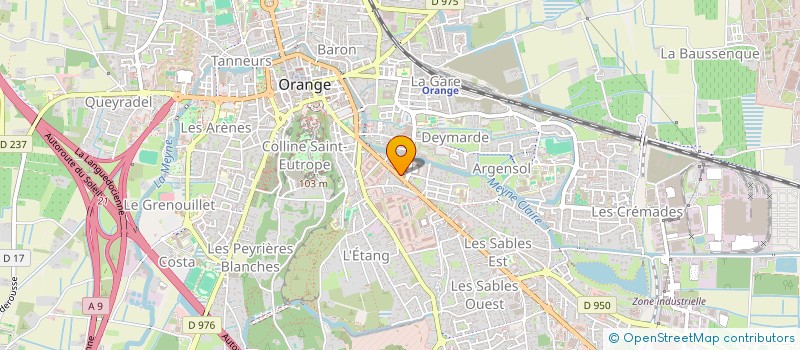 localisation de l'entreprise SARL AVENIR ORANGE à ORANGE