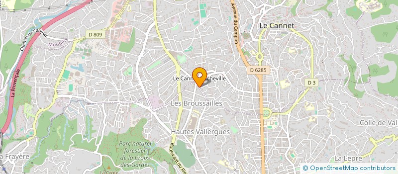 localisation de l'entreprise SARL AVENIR PROTECT SYSTEM à CANNES
