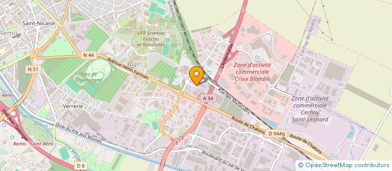 localisation de l'entreprise SARL AVENIR PVC  REIMS