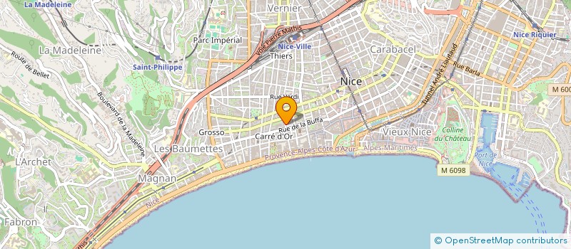 localisation de l'entreprise SARL AVENTURE à NICE