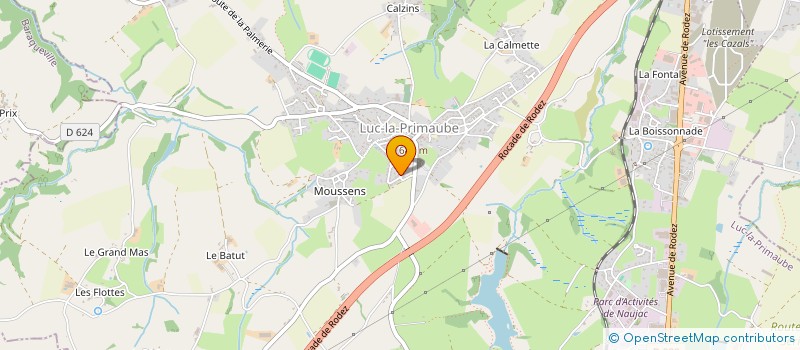 localisation de l'entreprise SARL AVEYRON SPAS  LUC-LA-PRIMAUBE