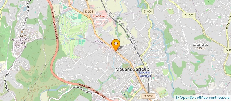 localisation de l'entreprise SARL AVEYRONNAISE D EXPLOITATION à GRASSE