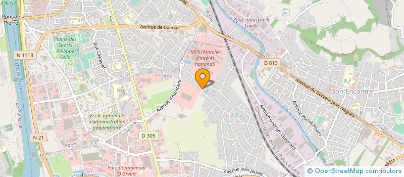 localisation de l'entreprise SARL AVI ET FILS  BOE