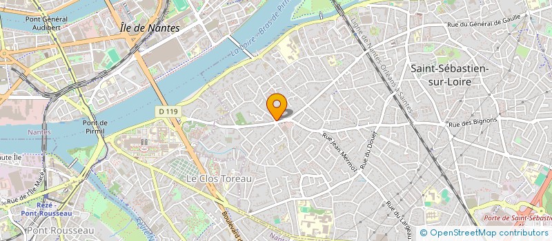 localisation de l'entreprise SARL AVI PATRIMOINE à SAINT-SEBASTIEN-SUR-LOIRE