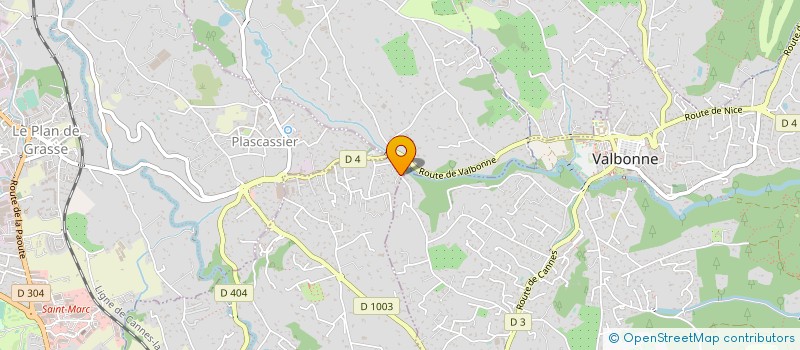 localisation de l'entreprise SARL AVIA SERVICES  MOUANS-SARTOUX