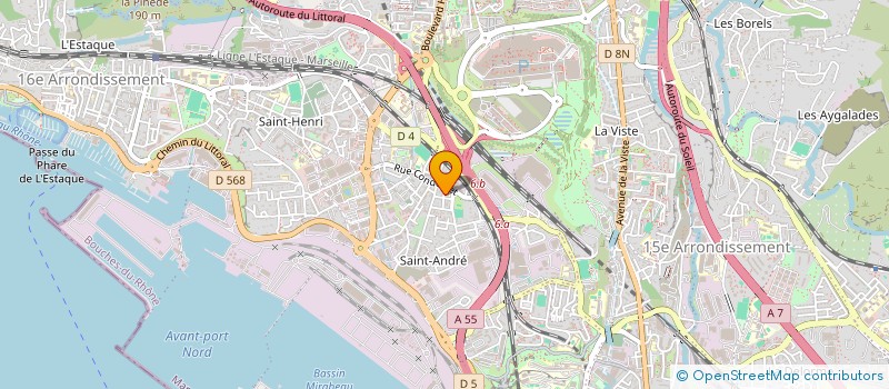 localisation de l'entreprise SARL AVIAMAR à MARSEILLE