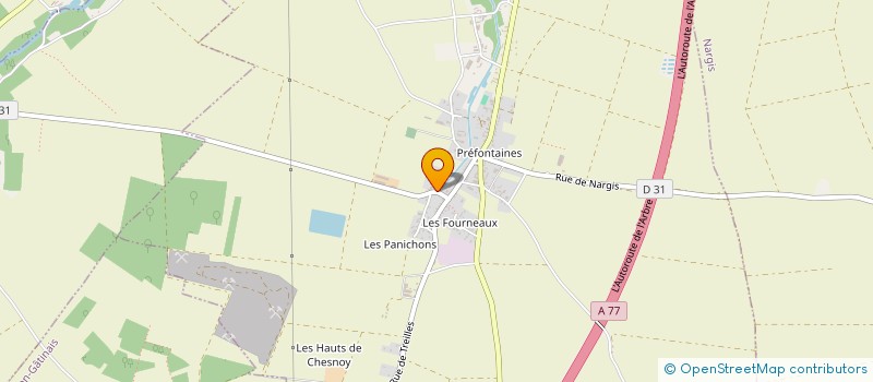 localisation de l'entreprise SARL AVICOLE DU CHATEAU à PREFONTAINES