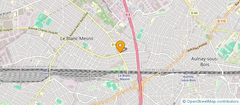 localisation de l'entreprise SARL AVIVA à LE BLANC-MESNIL