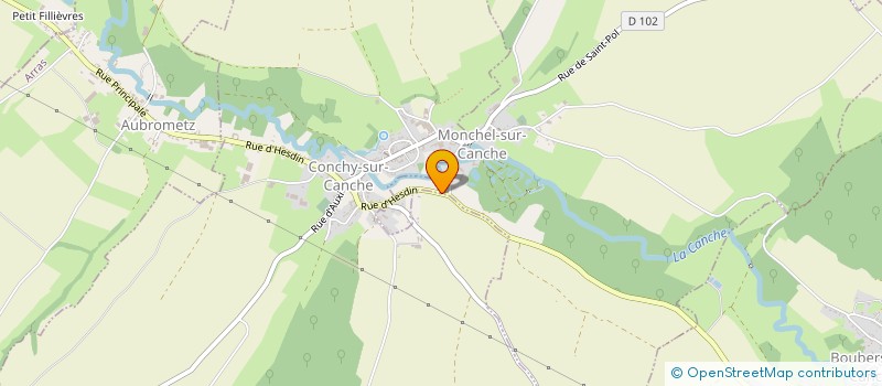 localisation de l'entreprise SARL AVMR à MONCHEAUX-LES-FREVENT
