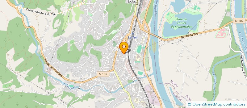 localisation de l'entreprise SARL AVON MENAGER  LE TEIL