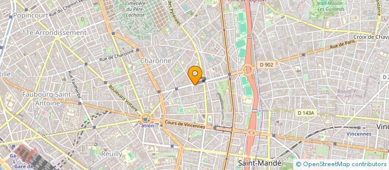 localisation de l'entreprise SARL AVRON SCOOTER  PARIS