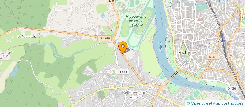 localisation de l'entreprise SARL AVSP à BELLERIVE-SUR-ALLIER