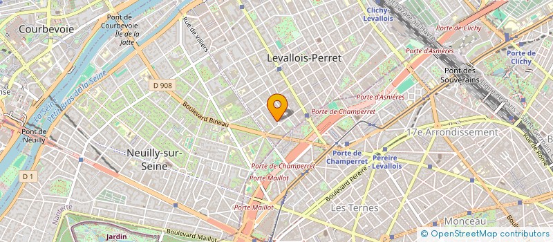 localisation de l'entreprise SARL AXANDRE SERVICE à LEVALLOIS-PERRET
