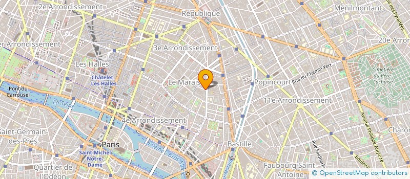localisation de l'entreprise SARL AXE à PARIS