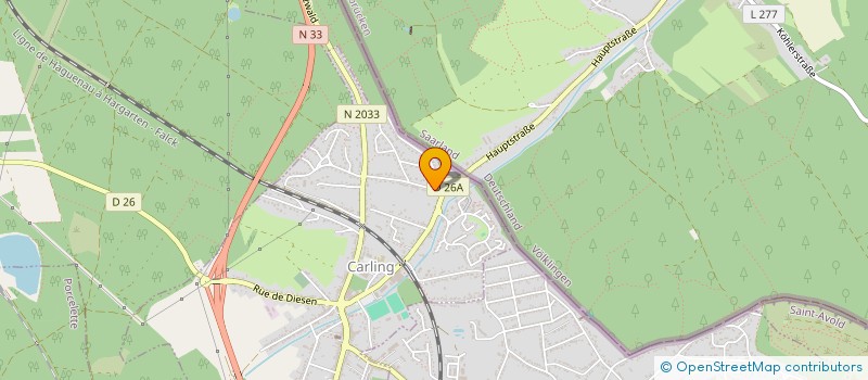 localisation de l'entreprise SARL AXE BATIMENT  CARLING