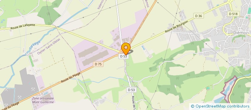 localisation de l'entreprise SARL AXELIA LAFAYETTE  DIEMOZ