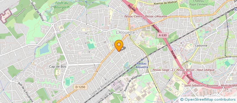 localisation de l'entreprise SARL AXIAL à PESSAC