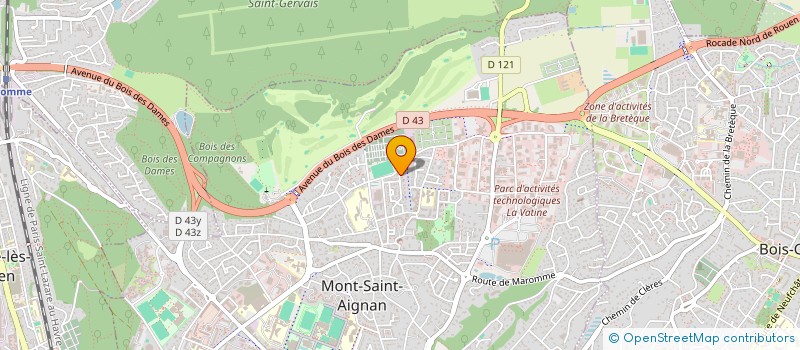 localisation de l'entreprise SARL AXION à MONT-SAINT-AIGNAN