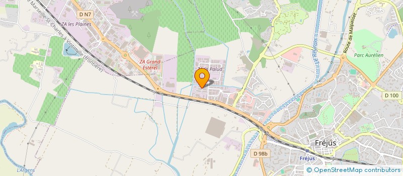 localisation de l'entreprise SARL AXIS à FREJUS