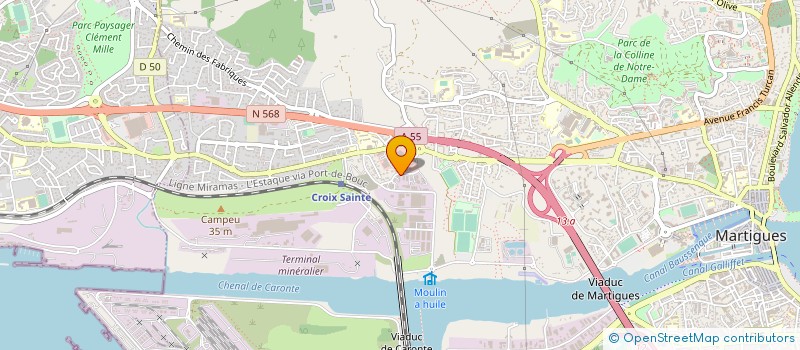 localisation de l'entreprise SARL AXOLIS  MARTIGUES