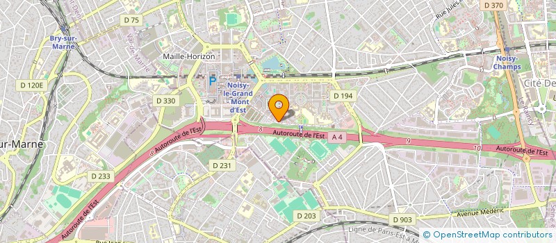 localisation de l'entreprise SARL AXXESS  NOISY-LE-GRAND