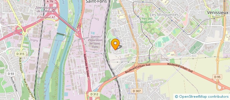 localisation de l'entreprise SARL AYADI ETANCHEITE à SAINT-FONS