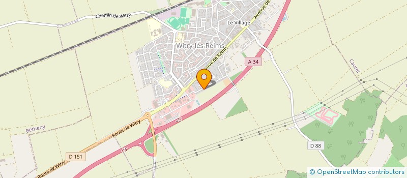 localisation de l'entreprise SARL AYALP TP à WITRY-LES-REIMS