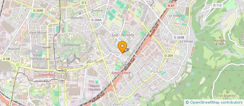 localisation de l'entreprise SARL AYD  EYBENS