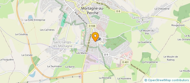 localisation de l'entreprise SARL AYDAS à MORTAGNE-AU-PERCHE