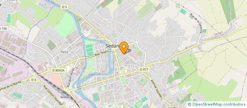 localisation de l'entreprise SARL AYLIN KEBAB  SEDAN