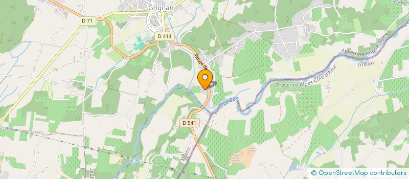 localisation de l'entreprise SARL AYMUR  GRIGNAN