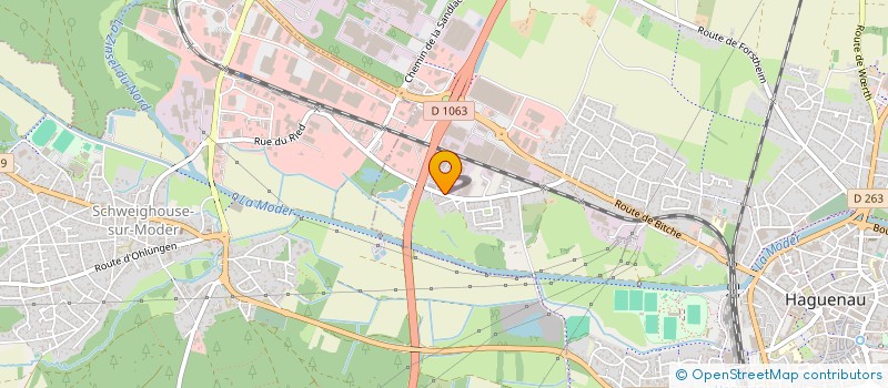 localisation de l'entreprise SARL AYTAP  HAGUENAU