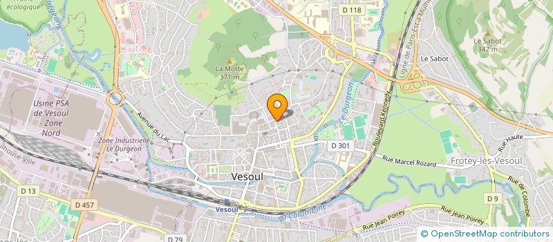 localisation de l'entreprise SARL AZ COIFFURE  VESOUL