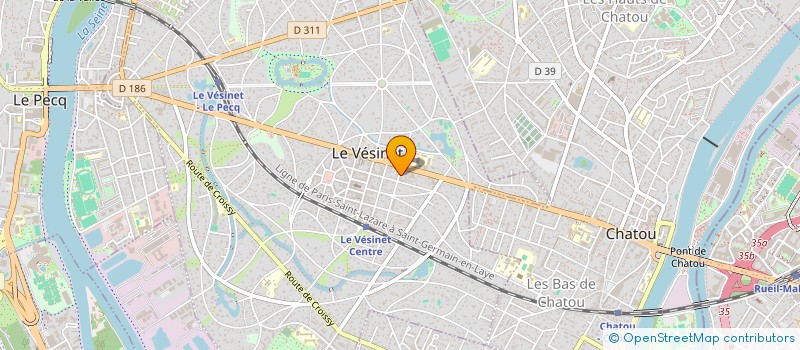localisation de l'entreprise SARL AZ FRANCE à LE VESINET