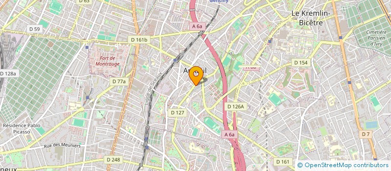 localisation de l'entreprise SARL AZ-NOVATION à ARCUEIL