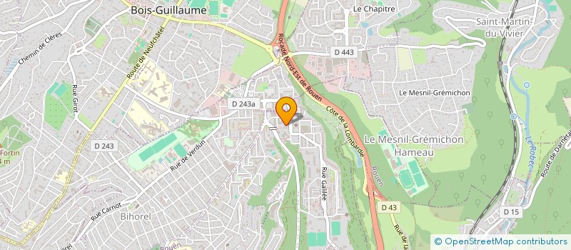 localisation de l'entreprise SARL AZDEL à ROUEN