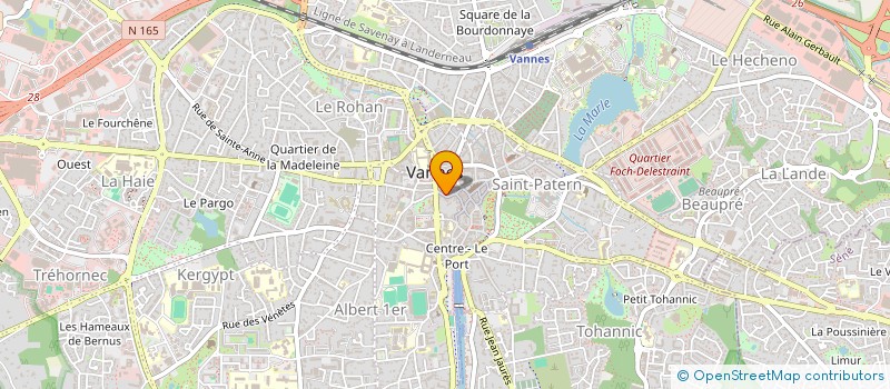 localisation de l'entreprise SARL AZELINE à VANNES