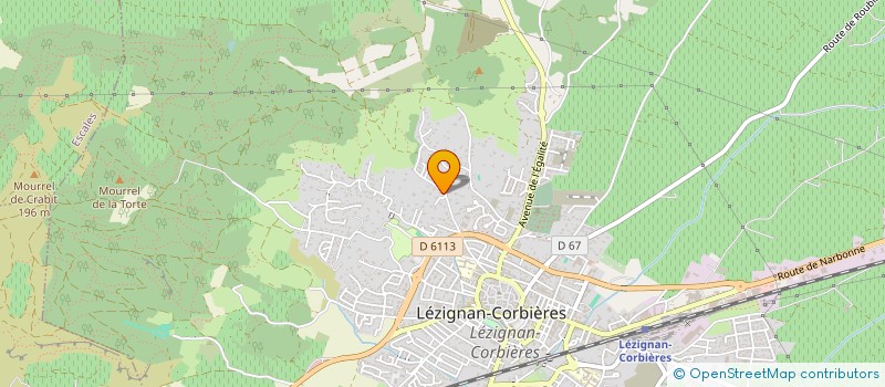 localisation de l'entreprise SARL AZEMA DARDUN  LEZIGNAN-CORBIERES