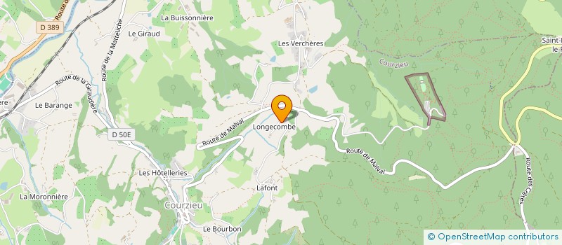 localisation de l'entreprise SARL AZERTY COMPUTER  COURZIEU