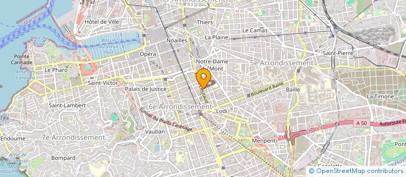 localisation de l'entreprise SARL AZOULAI ERIC à MARSEILLE