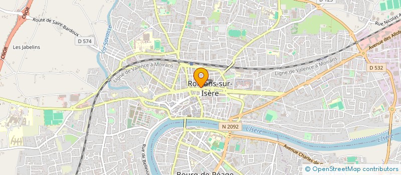 localisation de l'entreprise SARL AZUR à ROMANS-SUR-ISERE