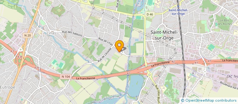 localisation de l'entreprise SARL AZUR CUISINE à MONTLHERY