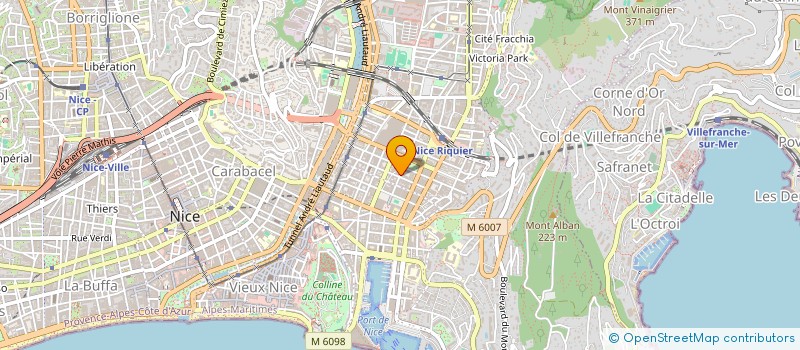 localisation de l'entreprise SARL AZUR DECO BATIMENT  NICE