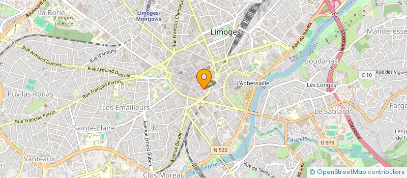 localisation de l'entreprise SARL AZUR INTERACTIVE à LIMOGES