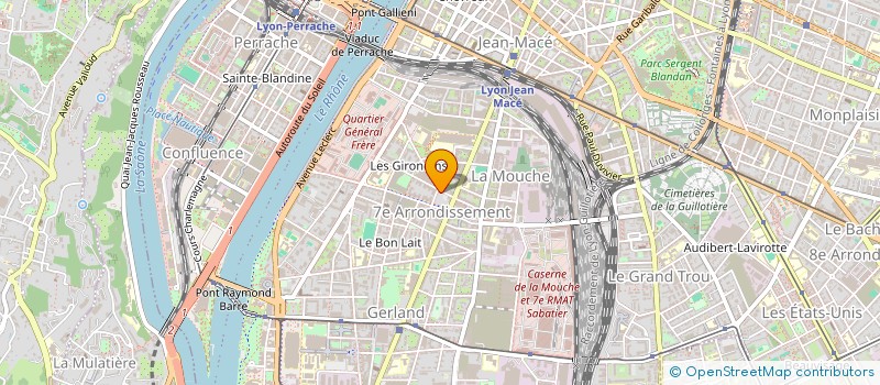 localisation de l'entreprise SARL AZUR LITERIE  LYON